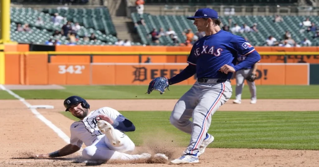 Detroit Tigers vs. Texas Rangers Match Player Stats