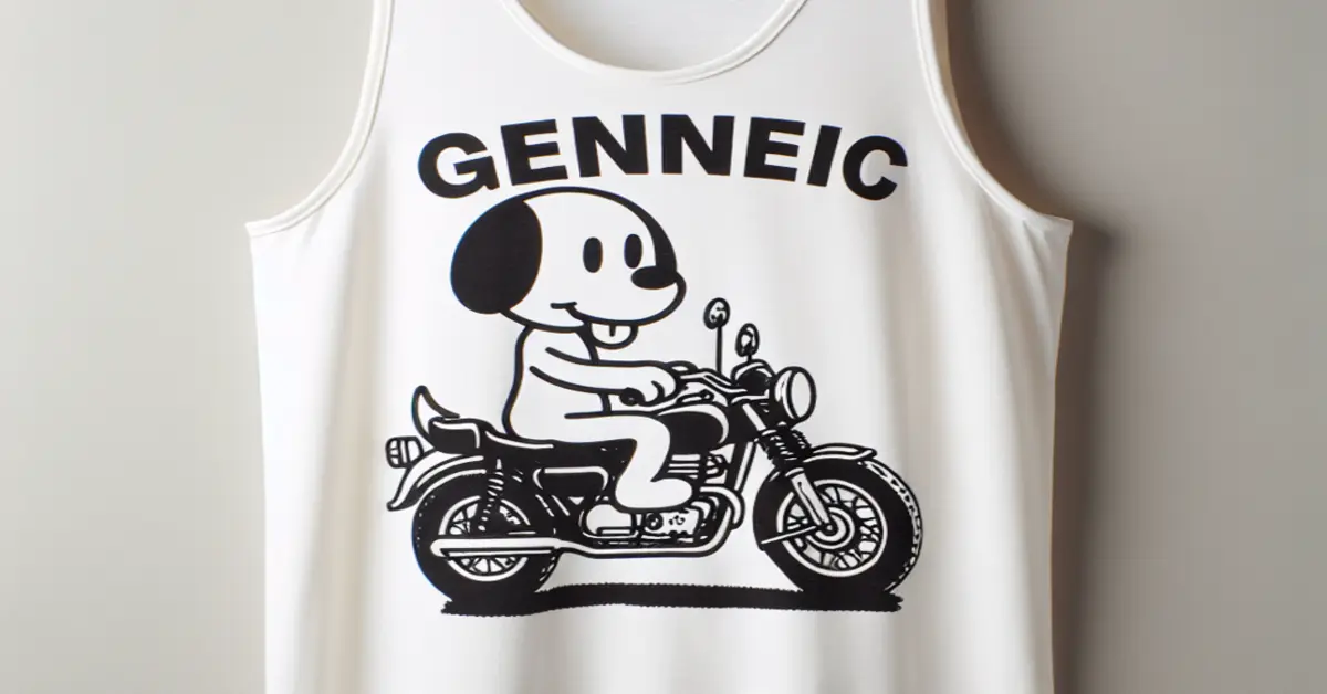 Livin the Dream Snoopy White Tank Top Motorcycle